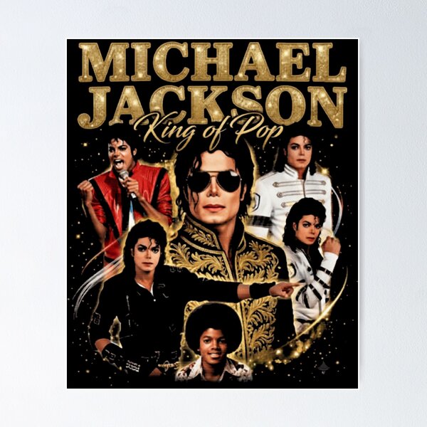 Item preview, Michael Jackson Golden Portrait designed and sold by dtyqmen.