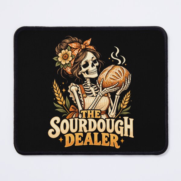 Item preview, Sourdough Dealer Funny Bread Baker Skeleton Design designed and sold by stmpdwrld.
