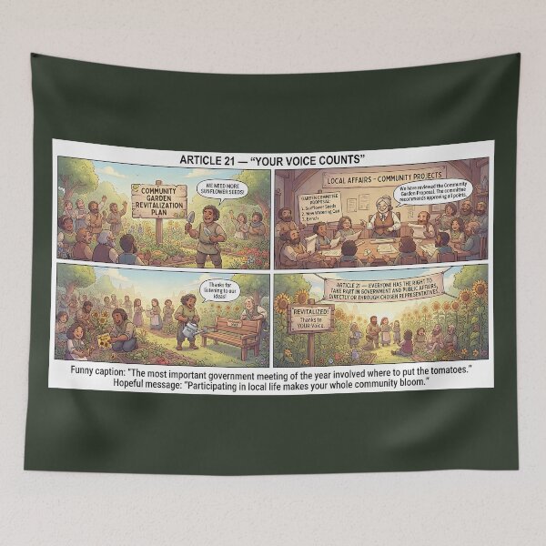 Item preview, Community garden flourishes through citizen participation designed and sold by Mianku | Für das Leben.