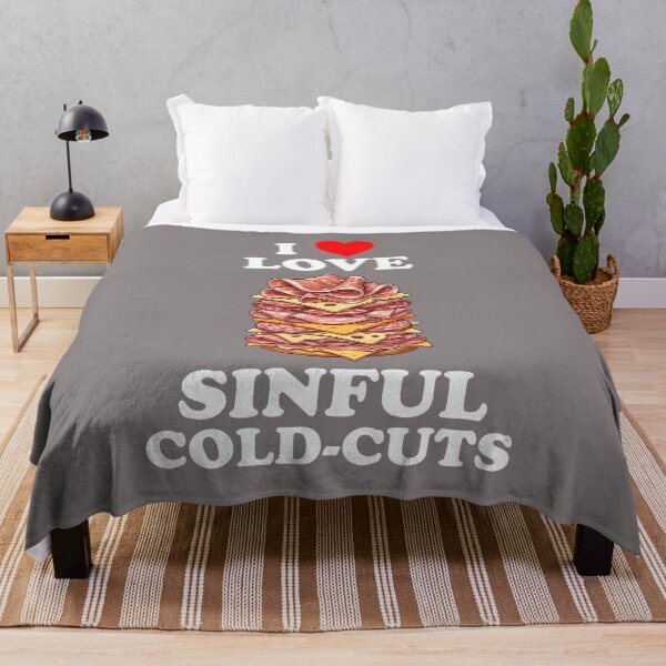 Item preview, I Love Sinful Cold-Cuts Food Tee-75 designed and sold by PhilipposEwald.