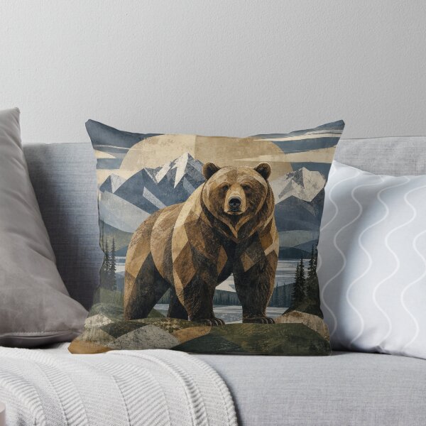 Item preview, Big Brown Bear in Kodiak Alaska designed and sold by GoodPlaceToShop.