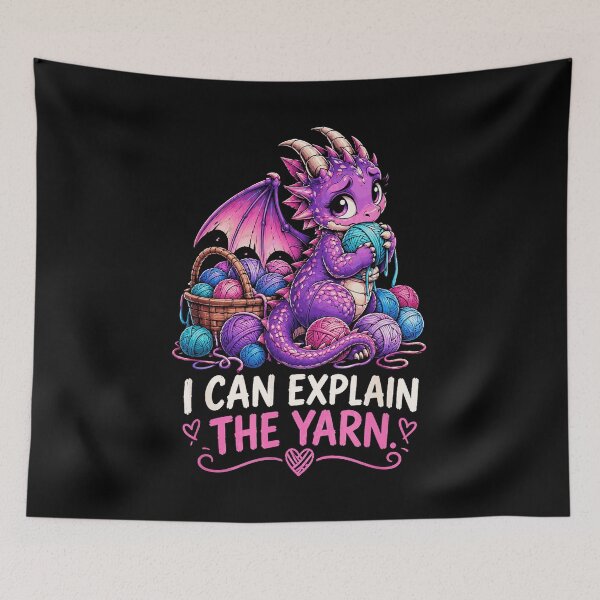 Item preview, Crochet Dragon I Can Explain The Yarn designed and sold by VioletNance.