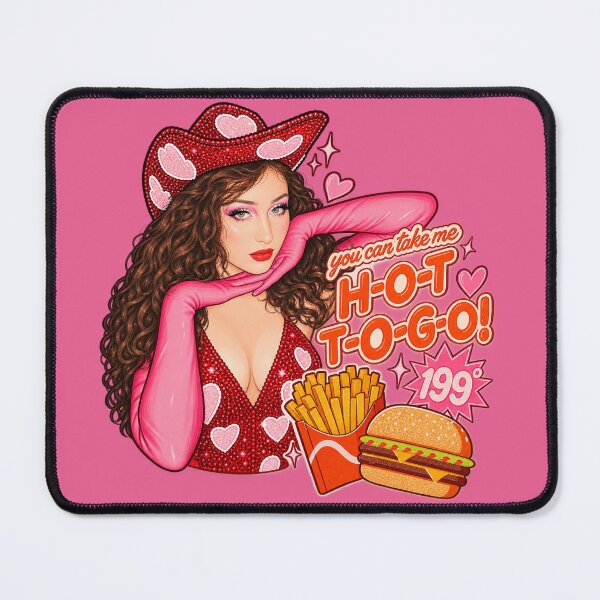 Item preview, Chappell Roan, 'You Can Take Me HOT TO GO!' Print designed and sold by btluvs.