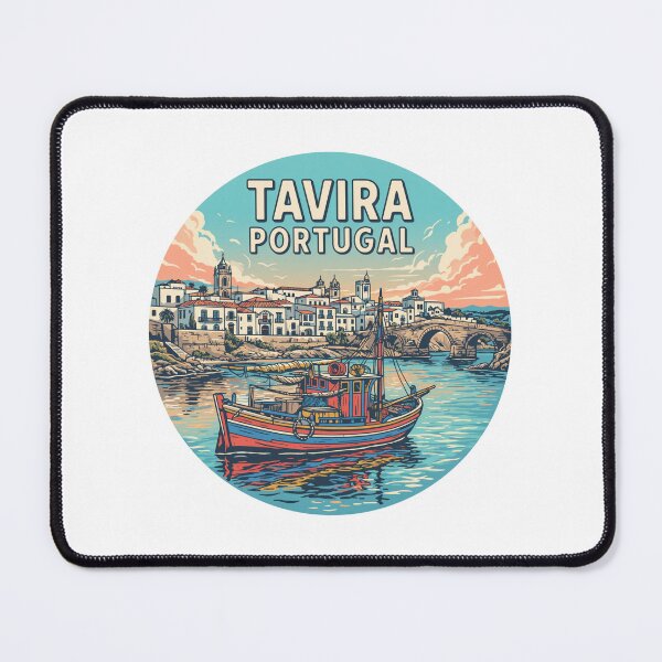 Item preview, Tavira Portugal: Fishing Boat Riverside Design designed and sold by CircinusStore.