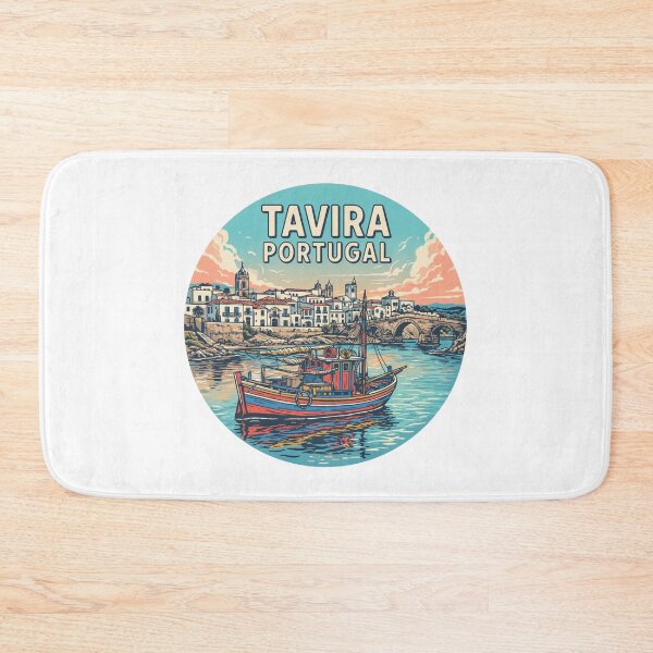 Item preview, Tavira Portugal: Fishing Boat Riverside Design designed and sold by CircinusStore.