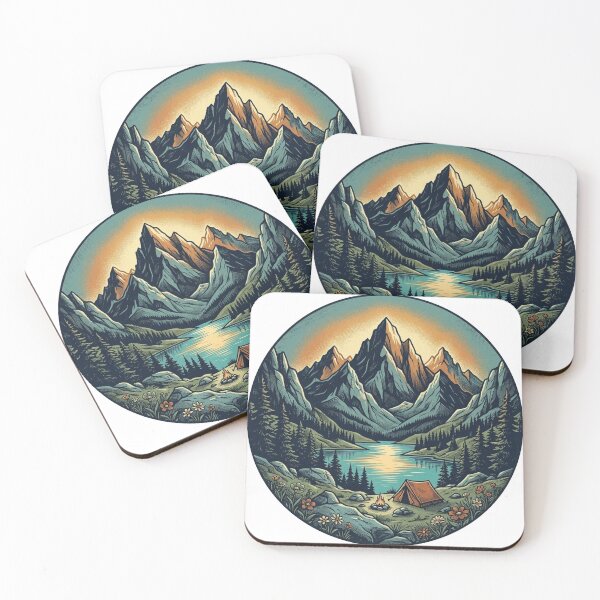 Item preview, Vintage Mountain Adventure Camping Wilderness Retro Aesthetic designed and sold by T-ShirtTerrace.