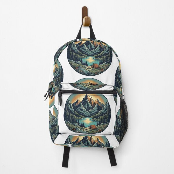 Item preview, Vintage Mountain Adventure Camping Wilderness Retro Aesthetic designed and sold by T-ShirtTerrace.