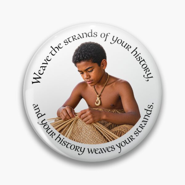 Item preview,   	 Polynesian Heritage Proverb - Weave the strands of your history | Pacific Art designed and sold by ShakaLife.org.