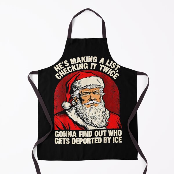Item preview, He's Making A List Checking It Twice Political Christmas designed and sold by Dela3.