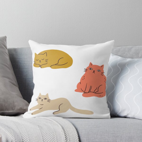 Item preview, Funny Lazy Cats Poses Vector Illustration Sticker Pack designed and sold by DiNata.