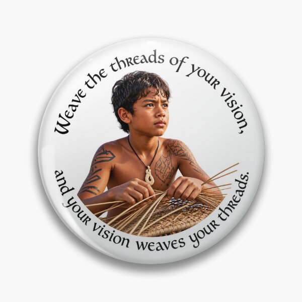Item preview,  Tonga Vision Proverb - Weave the threads of your vision | Pacific Art designed and sold by ShakaLife.org.