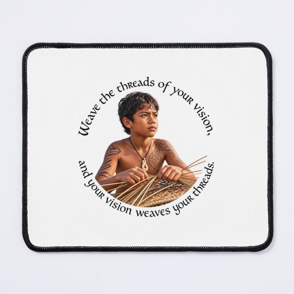 Item preview, Tonga Vision Proverb - Weave the threads of your vision | Pacific Art designed and sold by ShakaLife.org.