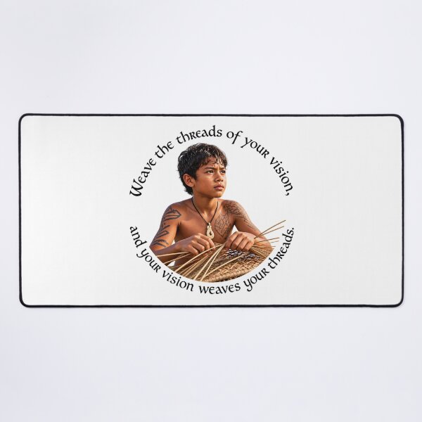 Item preview, Tonga Vision Proverb - Weave the threads of your vision | Pacific Art designed and sold by ShakaLife.org.
