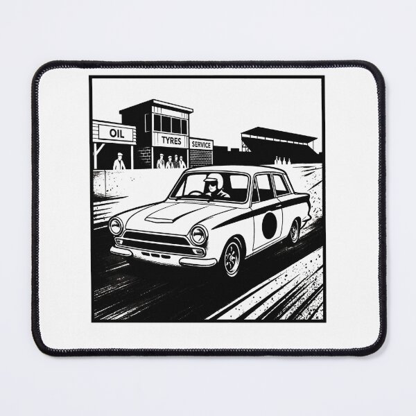 Item preview, Vintage 1960s Classic Touring Car Race Graphic designed and sold by AgdBol.