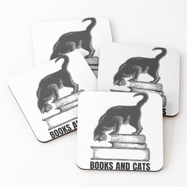 Item preview, Books and Cats - Vintage Cat on Books Design designed and sold by walbayzon.