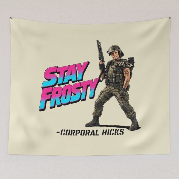 Item preview, Stay Frosty Colonial Space Marine Soldier designed and sold by bethanygraham.