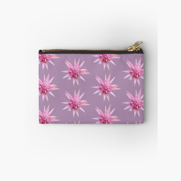 Item preview, Pink Bromeliad flower isolated on lilac background with clipping path, close-up. designed and sold by ollgast5.