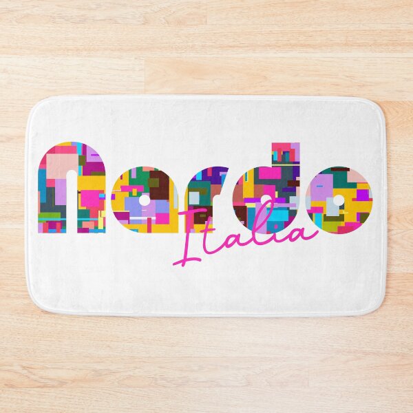 Item preview, Nardò, Lecce, Italy, Italia, colorful typography design for travellers designed and sold by Wanderful-roads.