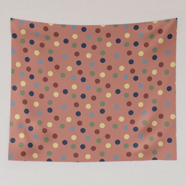 Item preview, Polka Galore - Dusty Pink designed and sold by Qousqoza7.