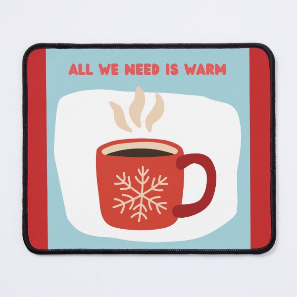 Item preview, All we need is warm red mug snowflake winter designed and sold by LenaRus.