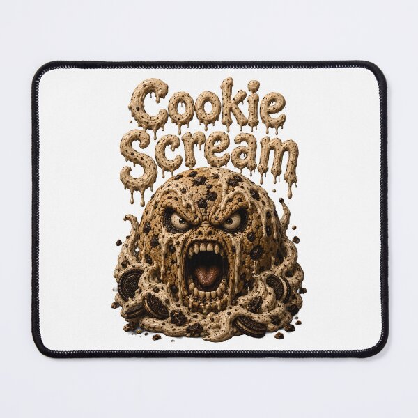 Item preview, Cookie Scream - Scary Cookie Monster Funny Horror Food Art designed and sold by HorrorWorldWeb.