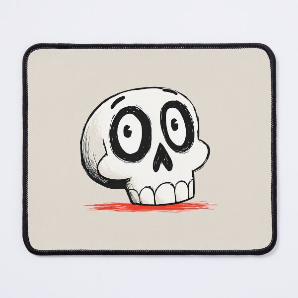Item preview, Cartoonish skull designed and sold by Poptsy-Ez.