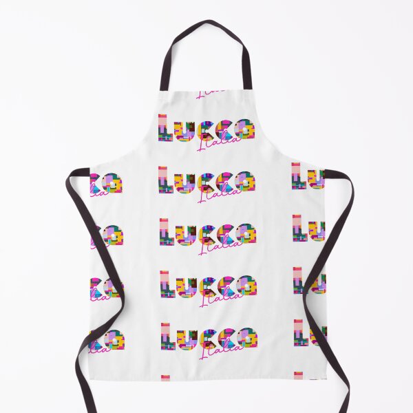 Item preview, Lucca, Italy, Italia, colorful typography design for travellers designed and sold by Wanderful-roads.