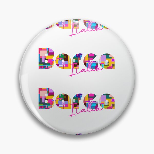 Item preview, Barga, Lucca, Italy, Italia, colorful typography design for travellers designed and sold by Wanderful-roads.