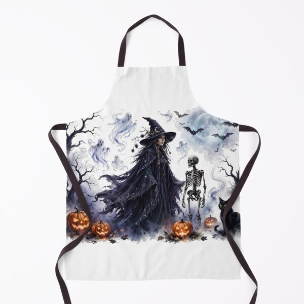 Item preview, Dark Spooky Halloween - Realistic Witch Skeleton Ghosts Design designed and sold by BoldcreationsM.
