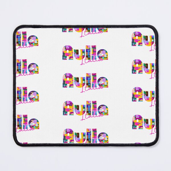 Item preview, Aulla, Massa-Carrara, Italy, Italia, colorful typography design for travellers designed and sold by Wanderful-roads.