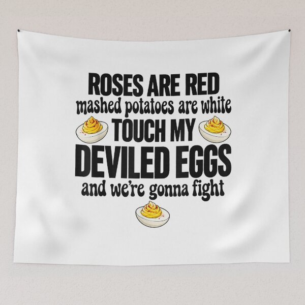 Item preview, Roses are Red Mashed Potatoes Deviled Eggs Joke designed and sold by Dela3.