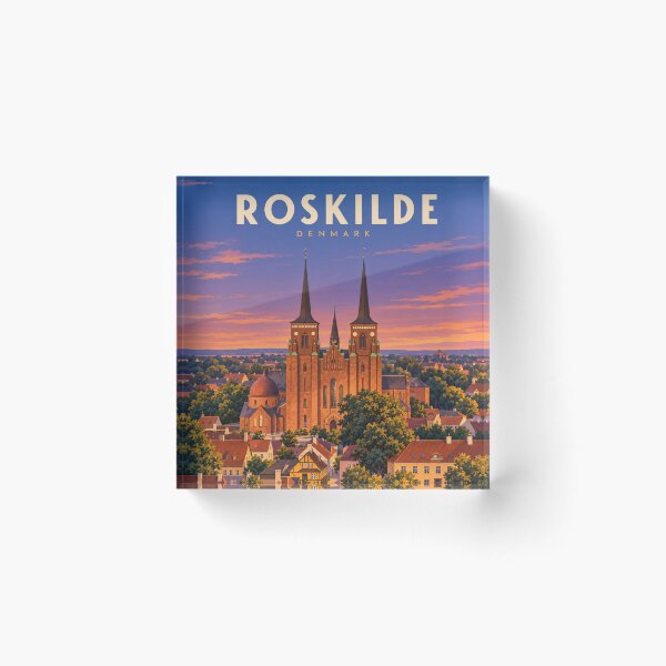 Item preview, Roskilde Vintage Danish Heritage City Art designed and sold by MichaeIRellov.