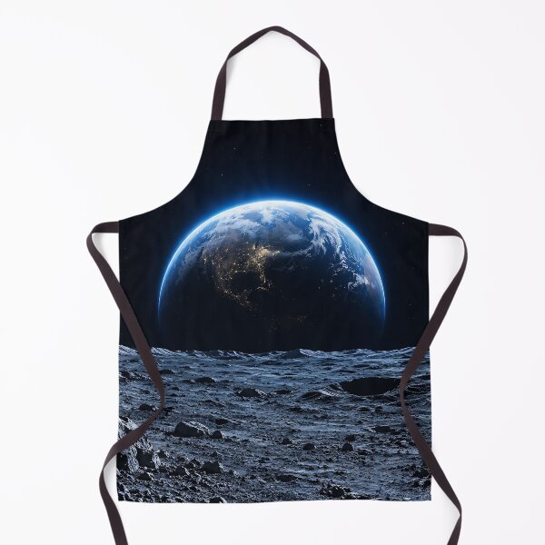 Item preview, Earthrise Over a Cratered Moon designed and sold by ArcanaAbsolute.
