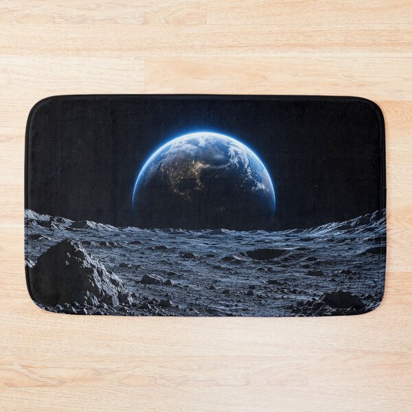 Item preview, Earthrise Over a Cratered Moon designed and sold by ArcanaAbsolute.