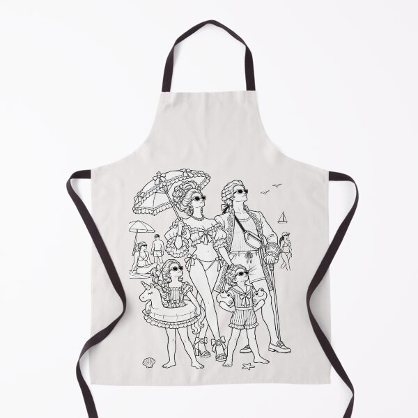 Item preview, Rococo Beach Vacation – Aristocratic Family Line Art. designed and sold by NewtBoo.