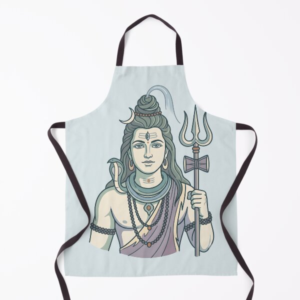 Item preview, Lord Shiva Pastel Line Art designed and sold by hutofdesigns.