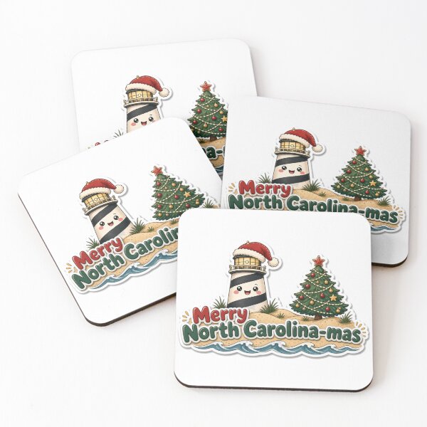 Item preview, North Carolina Christmas Merry North Carolina-mas Gift designed and sold by Soft Merch.