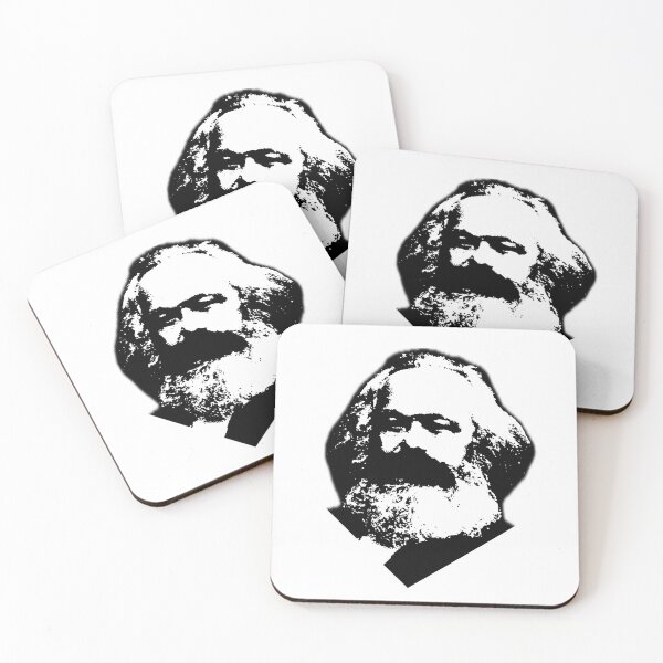 Item preview, Karl Marx - High Contrast Revolutionary Portrait designed and sold by Flemetharya.