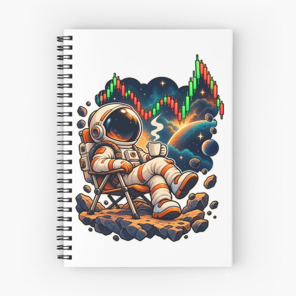 Item preview, Calm Trader Watching a Stormy Chart designed and sold by FancyCatShop.