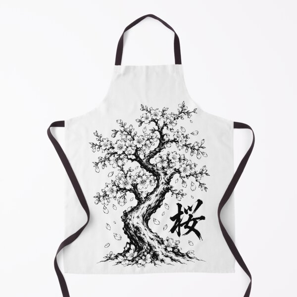 Item preview, Ink Sakura Tree with Calligraphy designed and sold by bapupa.