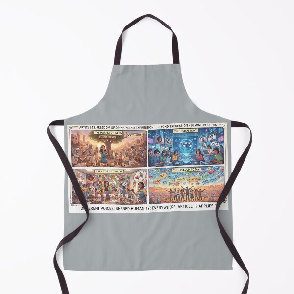 Item preview, Freedom of the press and freedom of expression: A universal right designed and sold by Mianku | Für das Leben.