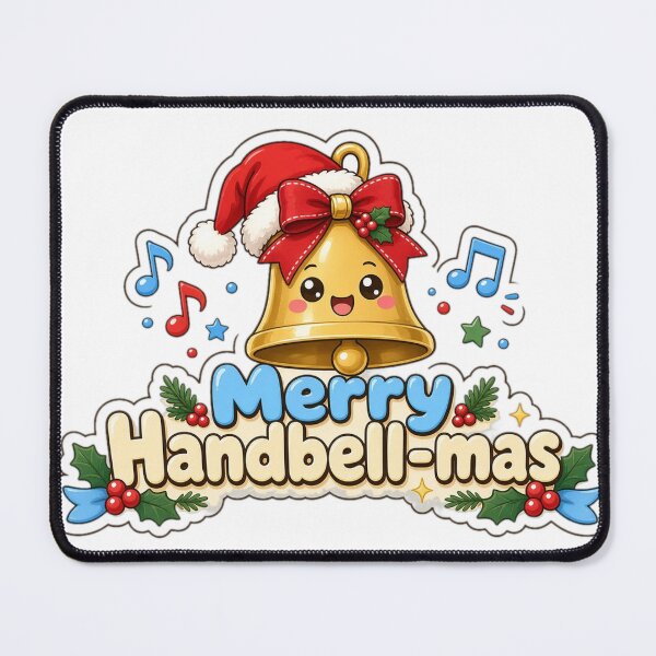 Item preview, Handbell Christmas Merry Handbell-mas Gift designed and sold by Soft Merch.