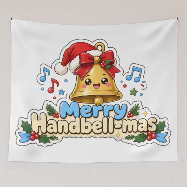 Item preview, Handbell Christmas Merry Handbell-mas Gift designed and sold by Soft Merch.