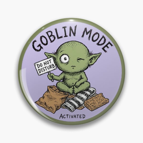 Item preview, Goblin Mode Activated designed and sold by KungPowUnicorn.