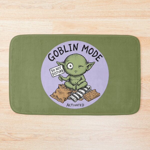 Item preview, Goblin Mode Activated designed and sold by KungPowUnicorn.