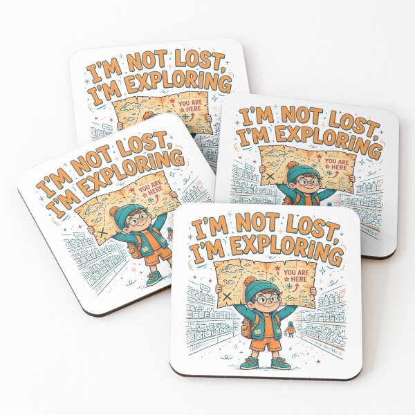 Item preview, I'm Not Lost, I'm Exploring Funny Kids Shirt designed and sold by Hearth & Hue.