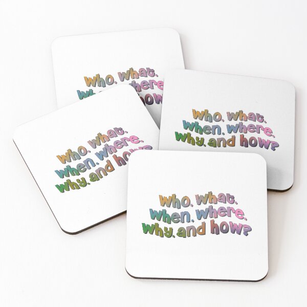 Item preview, Who What When Where Why And How designed and sold by Carancealb.