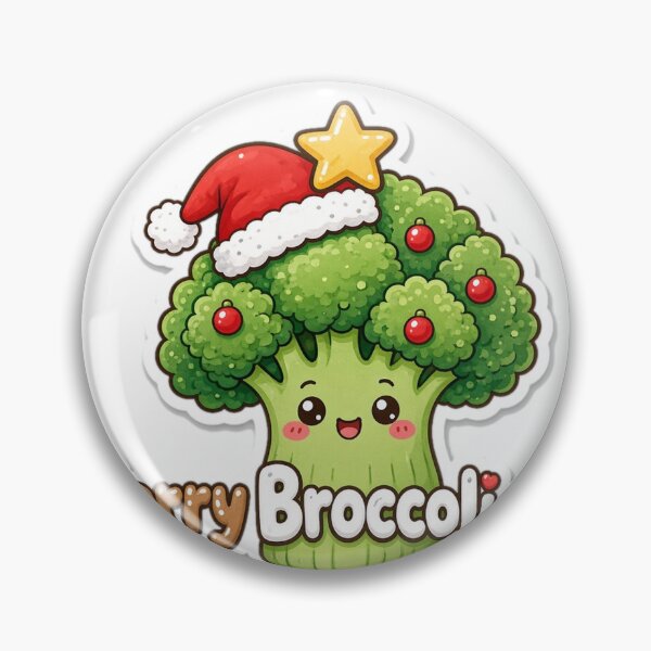 Item preview, Broccoli Christmas Merry Broccoli-mas Gift designed and sold by Soft Merch.