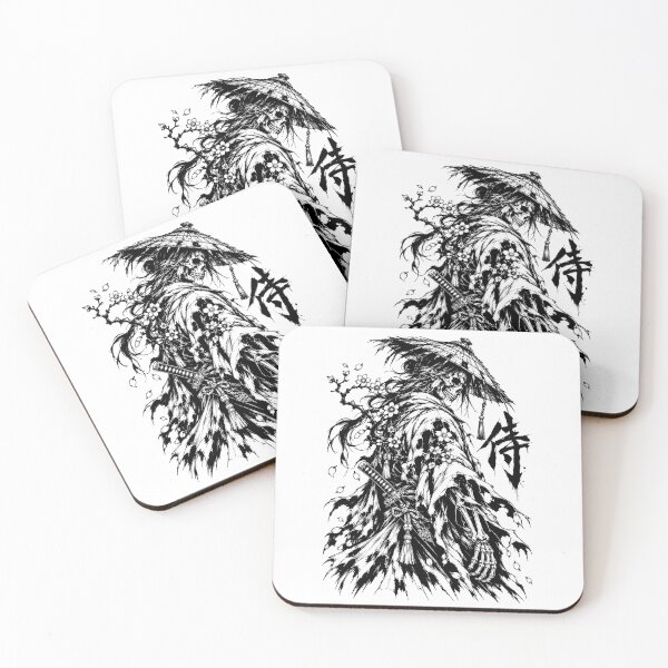 Item preview, Undead Ronin Beneath Sakura Blossoms designed and sold by bapupa.