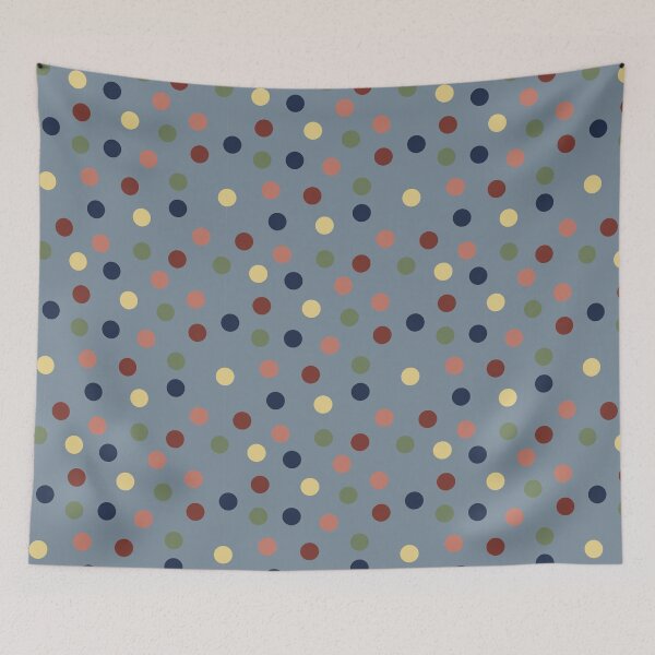 Item preview, Polka Galore - Sky Blue designed and sold by Qousqoza7.